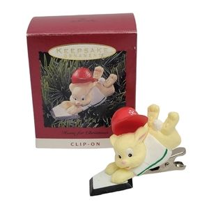 Vintage Hallmark Keepsake 1993 Ornament Home For Christmas ** Clip-On **